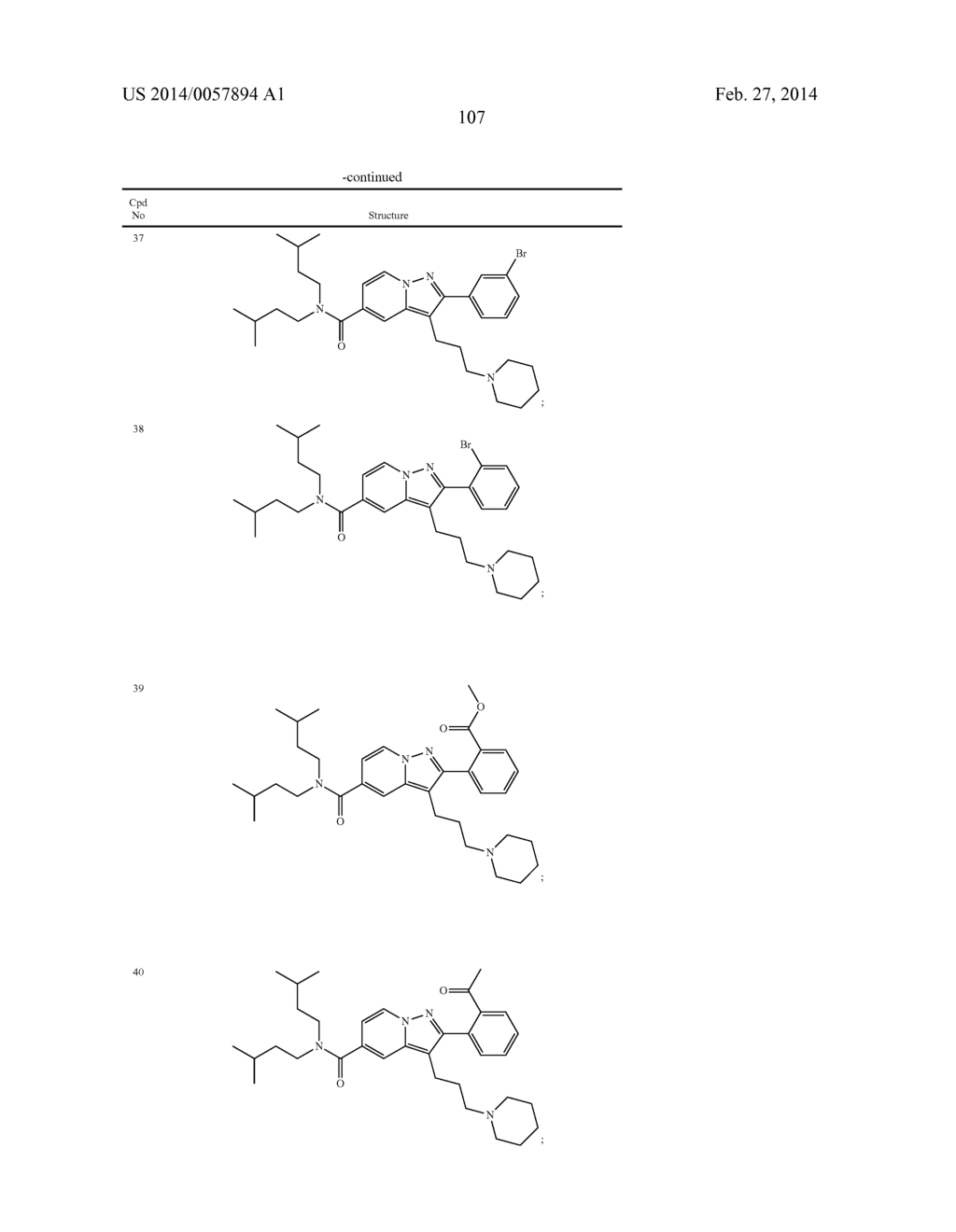 PYRAZOLOPYRIDINE AND PYRAZOLOPYRIMIDINE DERIVATIVES AS MELANOCORTIN-4     RECEPTOR MODULATORS - diagram, schematic, and image 108