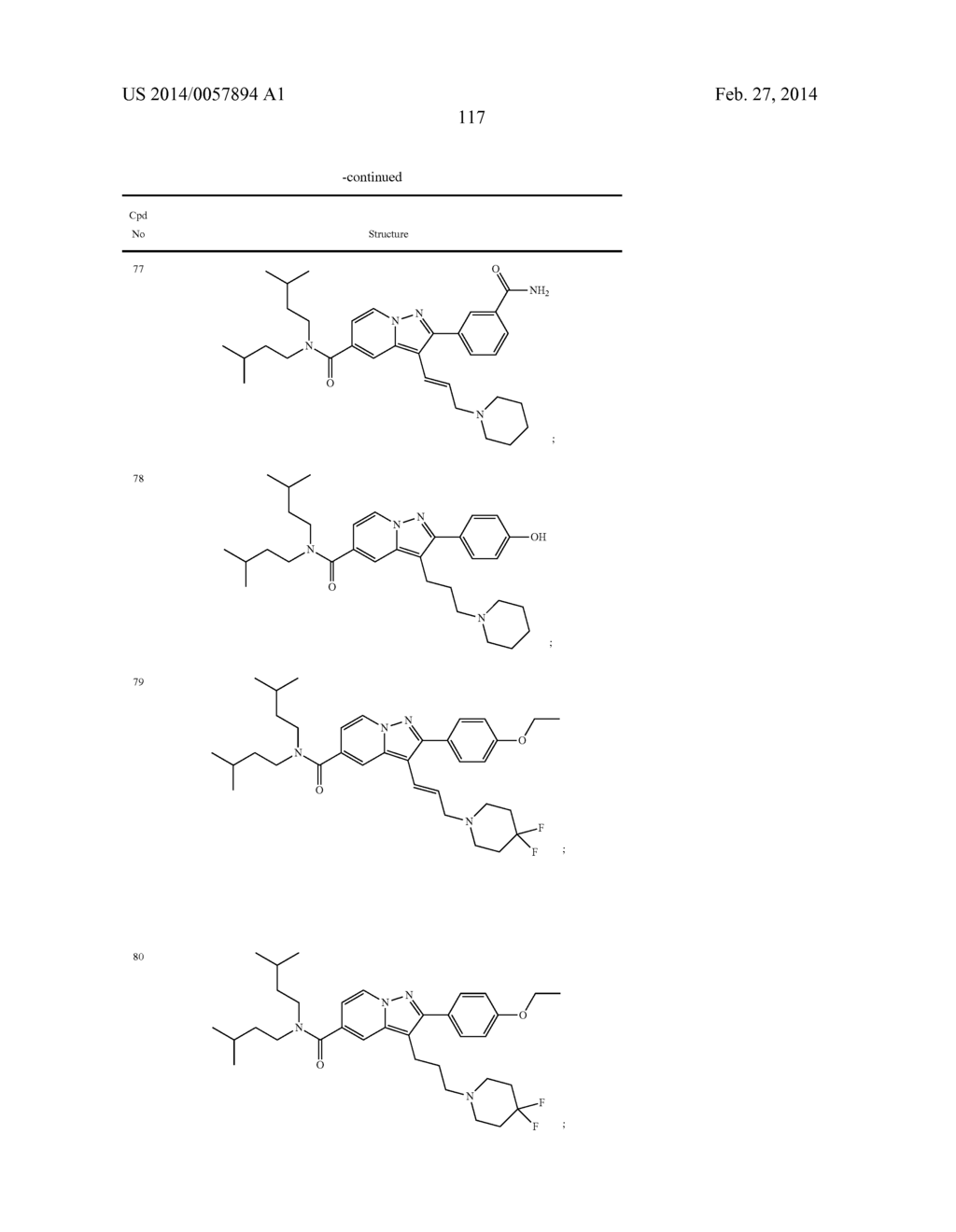 PYRAZOLOPYRIDINE AND PYRAZOLOPYRIMIDINE DERIVATIVES AS MELANOCORTIN-4     RECEPTOR MODULATORS - diagram, schematic, and image 118