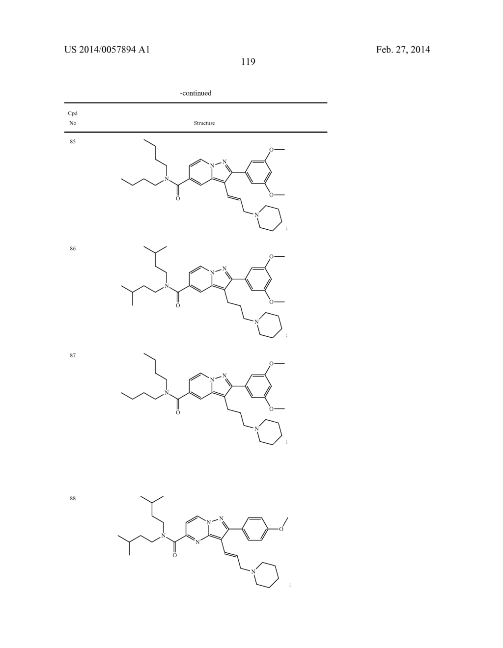 PYRAZOLOPYRIDINE AND PYRAZOLOPYRIMIDINE DERIVATIVES AS MELANOCORTIN-4     RECEPTOR MODULATORS - diagram, schematic, and image 120