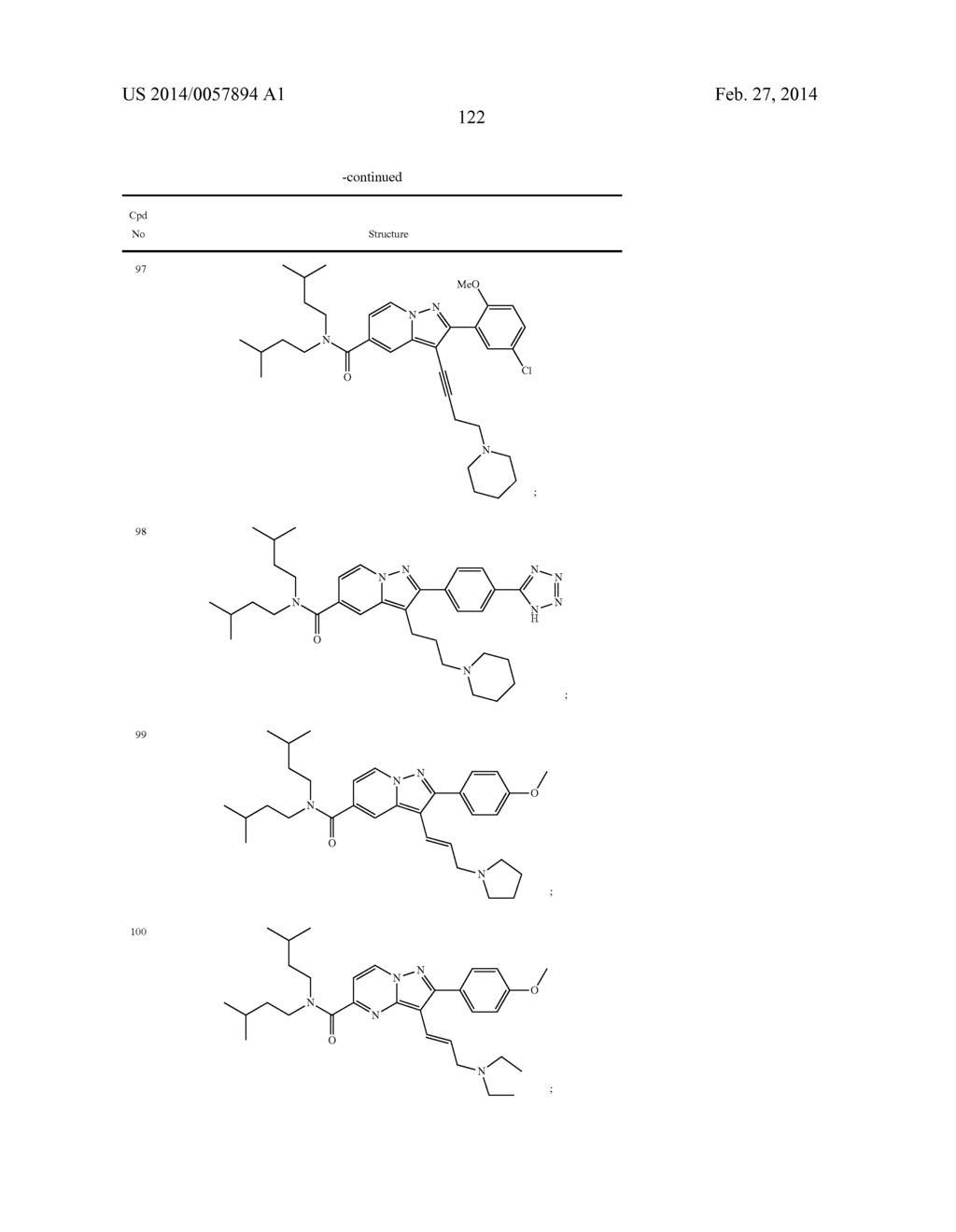 PYRAZOLOPYRIDINE AND PYRAZOLOPYRIMIDINE DERIVATIVES AS MELANOCORTIN-4     RECEPTOR MODULATORS - diagram, schematic, and image 123