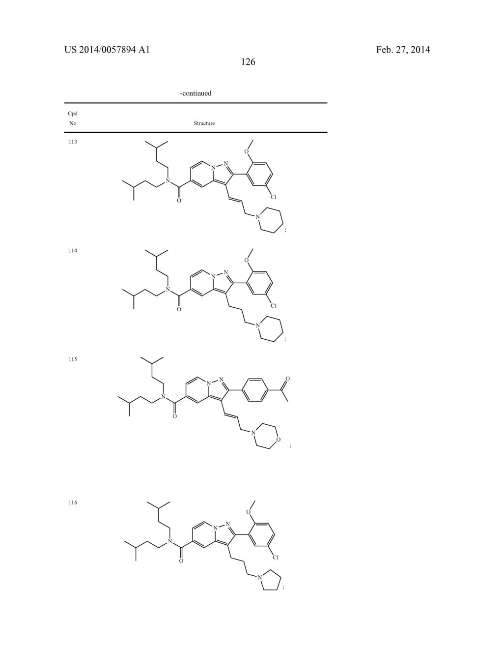 PYRAZOLOPYRIDINE AND PYRAZOLOPYRIMIDINE DERIVATIVES AS MELANOCORTIN-4     RECEPTOR MODULATORS - diagram, schematic, and image 127