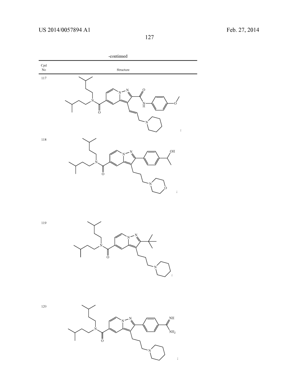 PYRAZOLOPYRIDINE AND PYRAZOLOPYRIMIDINE DERIVATIVES AS MELANOCORTIN-4     RECEPTOR MODULATORS - diagram, schematic, and image 128