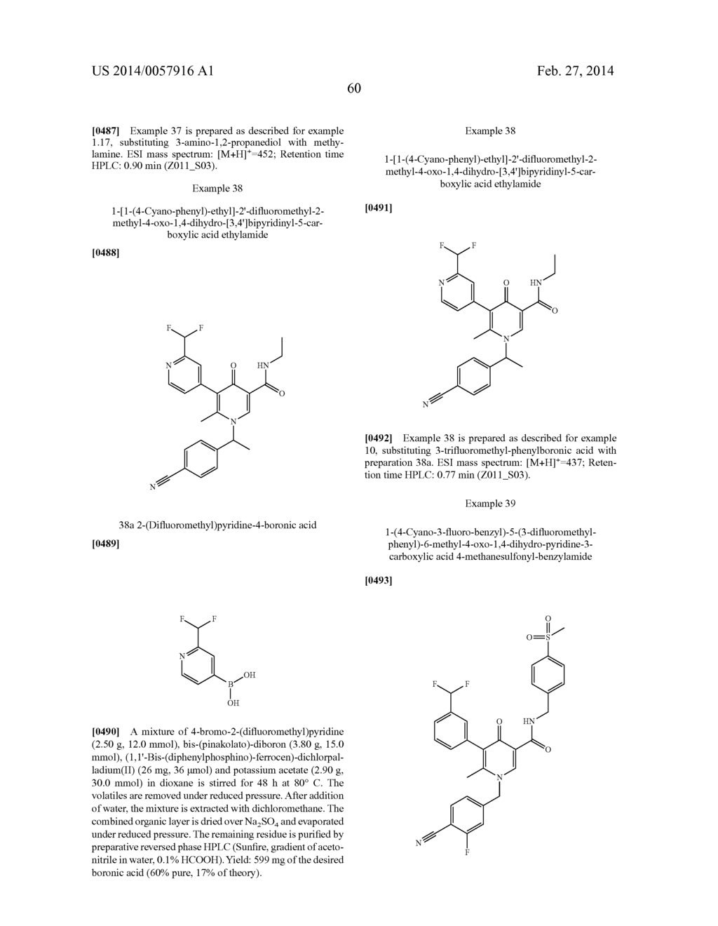 SUBSTITUTED 4-PYRIDONES AND THEIR USE AS INHIBITORS OF NEUTROPHIL ELASTASE     ACTIVITY - diagram, schematic, and image 61