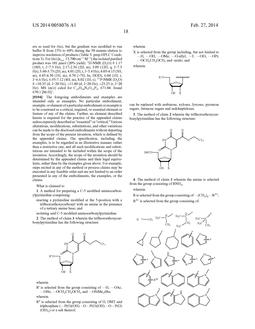 5-POSITION MODIFIED PYRIMIDINES AND THEIR USE - diagram, schematic, and image 19