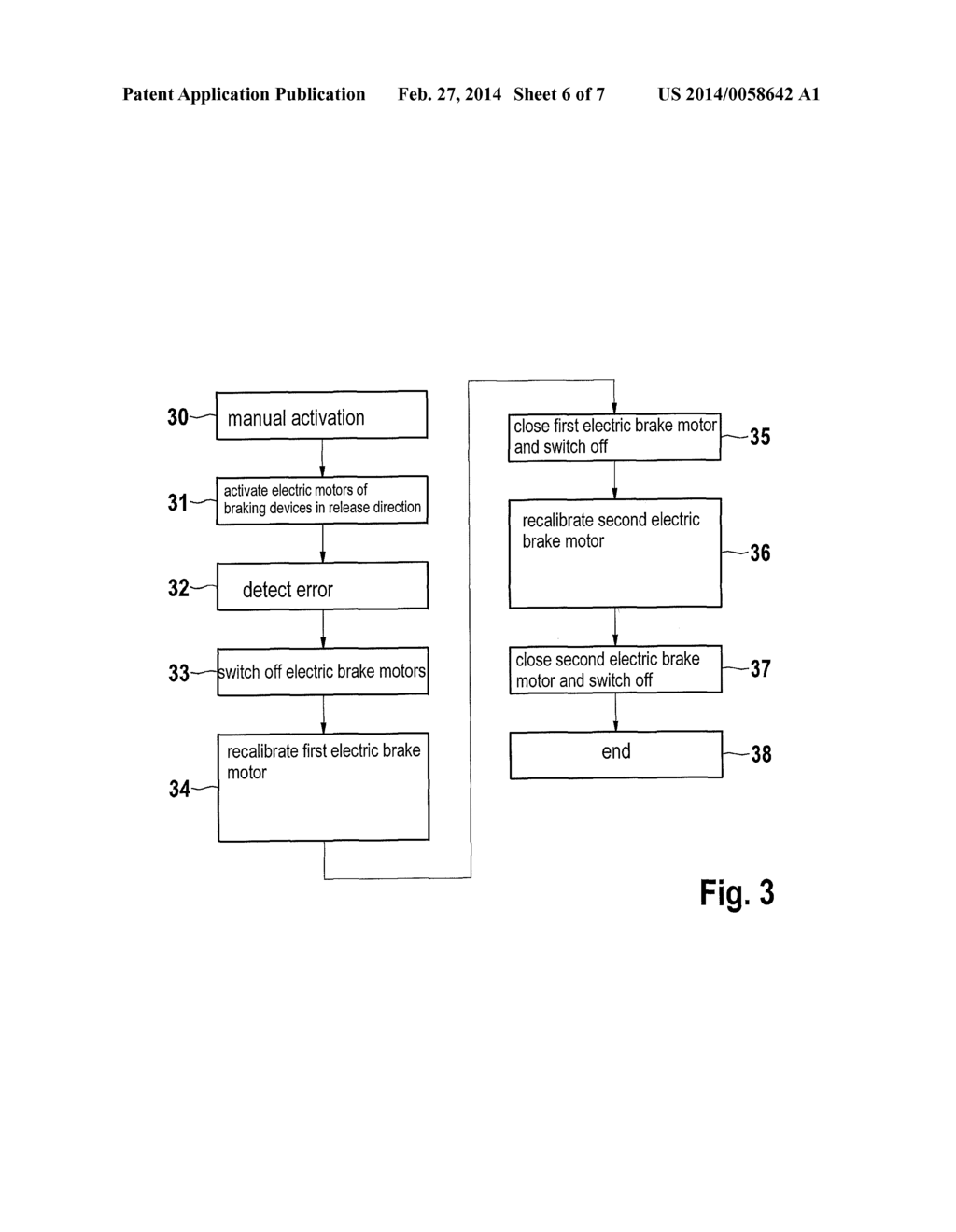 METHOD FOR OPERATING A PARKING BRAKE IN A VEHICLE - diagram, schematic, and image 07