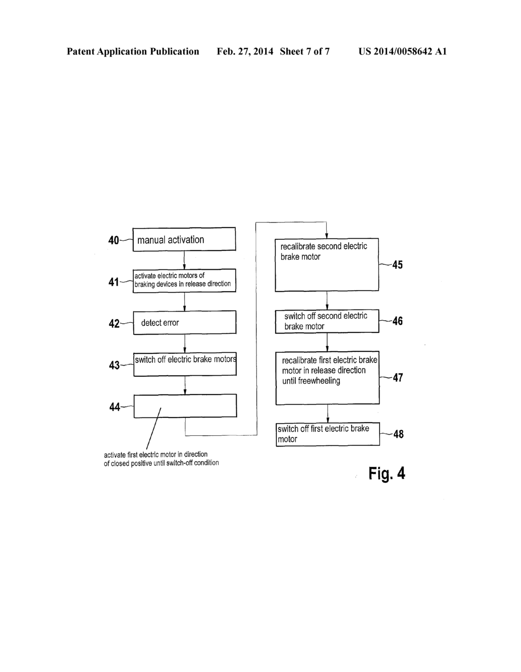 METHOD FOR OPERATING A PARKING BRAKE IN A VEHICLE - diagram, schematic, and image 08