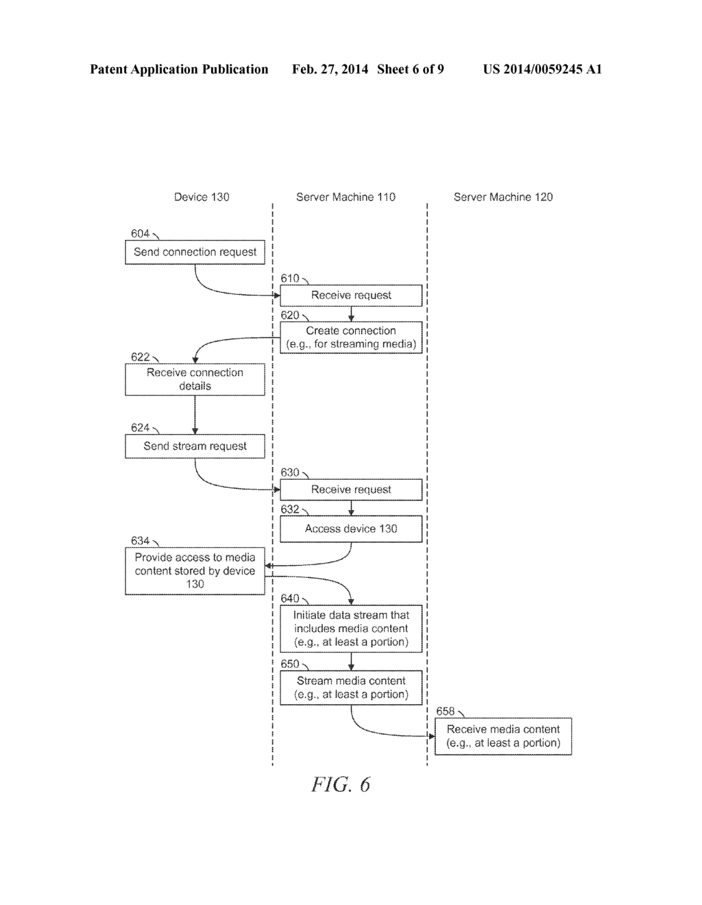 STREAMING MEDIA WITH A SERVER IDENTIFIED AT RUNTIME - diagram, schematic, and image 07