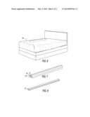 ADJUSTABLE HEIGHT BED SIDE GUARD DEVICE diagram and image