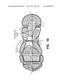 Sole Structures and Articles of Footwear Having a Lightweight Midsole with     Segmented Protective Elements diagram and image