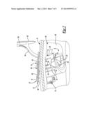 COLLAPSIBLE FUEL DOOR HOUSING FOR A VEHICLE diagram and image