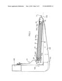 Draper Support of a Crop Harvesting Header diagram and image