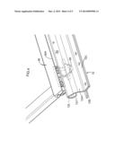 CROP HARVESTING HEADER WITH SEALING MEMBER BETWEEN DRAPER AND CUTTER BAR diagram and image