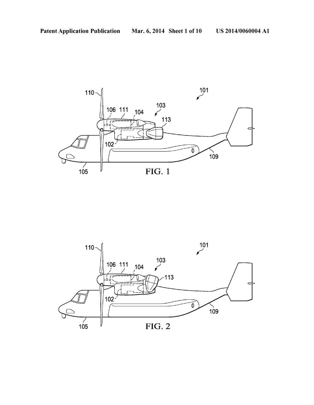 TILTROTOR VECTORED EXHAUST SYSTEM - diagram, schematic, and image 02