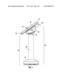 SECURITY SENSOR HAVING ADJUSTABLE RETAINING ARMS diagram and image