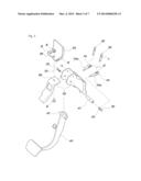 DEVICE FOR PREVENTING INWARD SHIFTING OF BRAKE PEDAL DURING COLLISION diagram and image