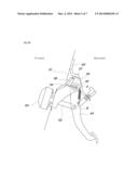 DEVICE FOR PREVENTING INWARD SHIFTING OF BRAKE PEDAL DURING COLLISION diagram and image