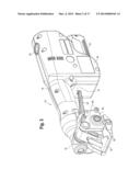 BATTERY POWERED TENSIONING TOOL FOR STRAP diagram and image