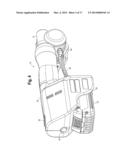 BATTERY POWERED TENSIONING TOOL FOR STRAP diagram and image