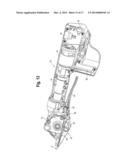 BATTERY POWERED TENSIONING TOOL FOR STRAP diagram and image