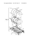 STORAGE TANK MOUNTING ARRANGEMENT FOR AN AGRICULTURAL IMPLEMENT diagram and image