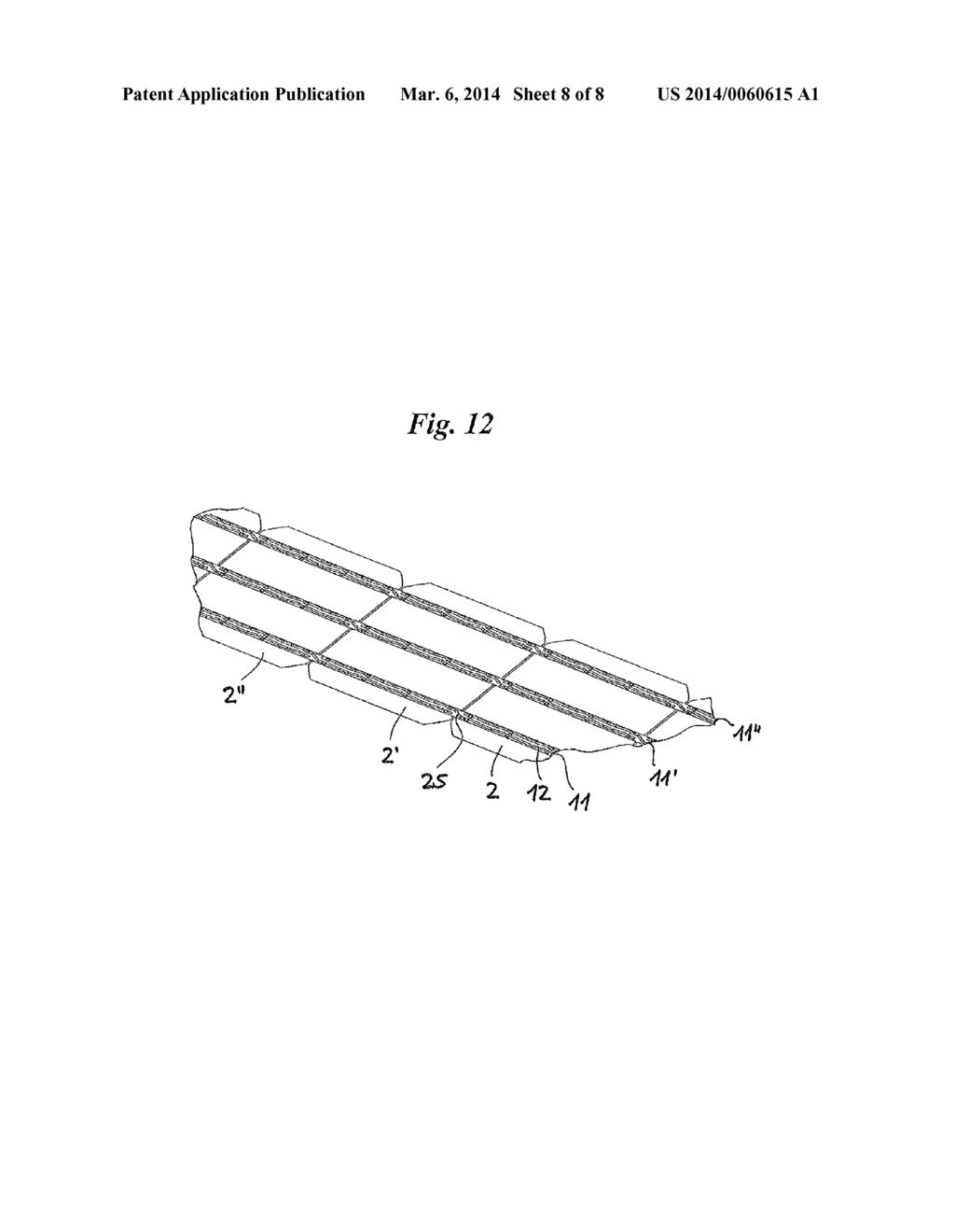 METHOD AND DEVICE FOR CONNECTING SOLAR CELLS TO FORM A SOLAR CELL STRING,     AND A SOLAR CELL STRING - diagram, schematic, and image 09