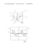 MEDIA SEPARATING DEVICE, IN PARTICULAR HYDRAULIC ACCUMULATOR, INCLUDING     ASSOCIATED MEASURING APPARATUS AND MEASURING METHOD diagram and image