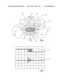 MEDIA SEPARATING DEVICE, IN PARTICULAR HYDRAULIC ACCUMULATOR, INCLUDING     ASSOCIATED MEASURING APPARATUS AND MEASURING METHOD diagram and image