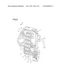 ATTACHMENT STRUCTURE OF ELECTRICAL EQUIPMENT ACCOMMODATION BOX diagram and image