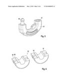 FASTENING DEVICE FOR A LINE AND METHOD FOR FASTENING A LINE diagram and image