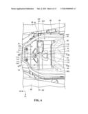 STORAGE PART STRUCTURE FOR SADDLE TYPE VEHICLE diagram and image