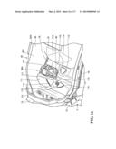 STORAGE PART STRUCTURE FOR SADDLE TYPE VEHICLE diagram and image