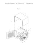 TEMPERATURE MEASURING APPARATUS AND MICROWAVE OVEN HAVING THE SAME diagram and image