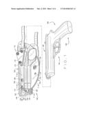 HOLSTER WITH INTERCHANGEABLE COWLINGS diagram and image