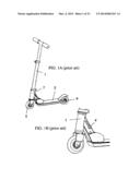 Interchangeable Scooter and Article Carrier System diagram and image