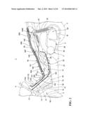 ROUTING STRUCTURE FOR SADDLE TYPE VEHICLE diagram and image