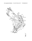 ROUTING STRUCTURE FOR SADDLE TYPE VEHICLE diagram and image