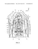 ROUTING STRUCTURE FOR SADDLE TYPE VEHICLE diagram and image