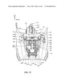 ROUTING STRUCTURE FOR SADDLE TYPE VEHICLE diagram and image