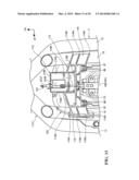 ROUTING STRUCTURE FOR SADDLE TYPE VEHICLE diagram and image