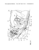 ROUTING STRUCTURE FOR SADDLE TYPE VEHICLE diagram and image