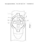 OUTFLOW SWITCH MECHANISM OF MULTIFUNCTION SHOWER HEAD diagram and image