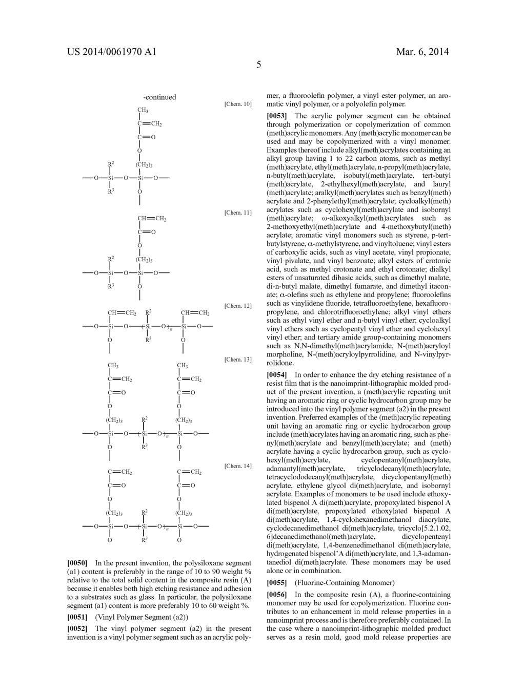 NANOIMPRINT CURABLE COMPOSITION, NANOIMPRINT-LITHOGRAPHIC MOLDED PRODUCT,     AND METHOD FOR FORMING PATTERN - diagram, schematic, and image 06