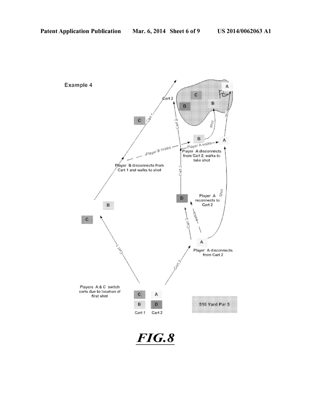 UNIVERSAL PULL CART ATTACHMENT DEVICE AND METHOD TO ENHANCE GOLF PLAY - diagram, schematic, and image 07