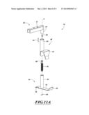 UNIVERSAL PULL CART ATTACHMENT DEVICE AND METHOD TO ENHANCE GOLF PLAY diagram and image