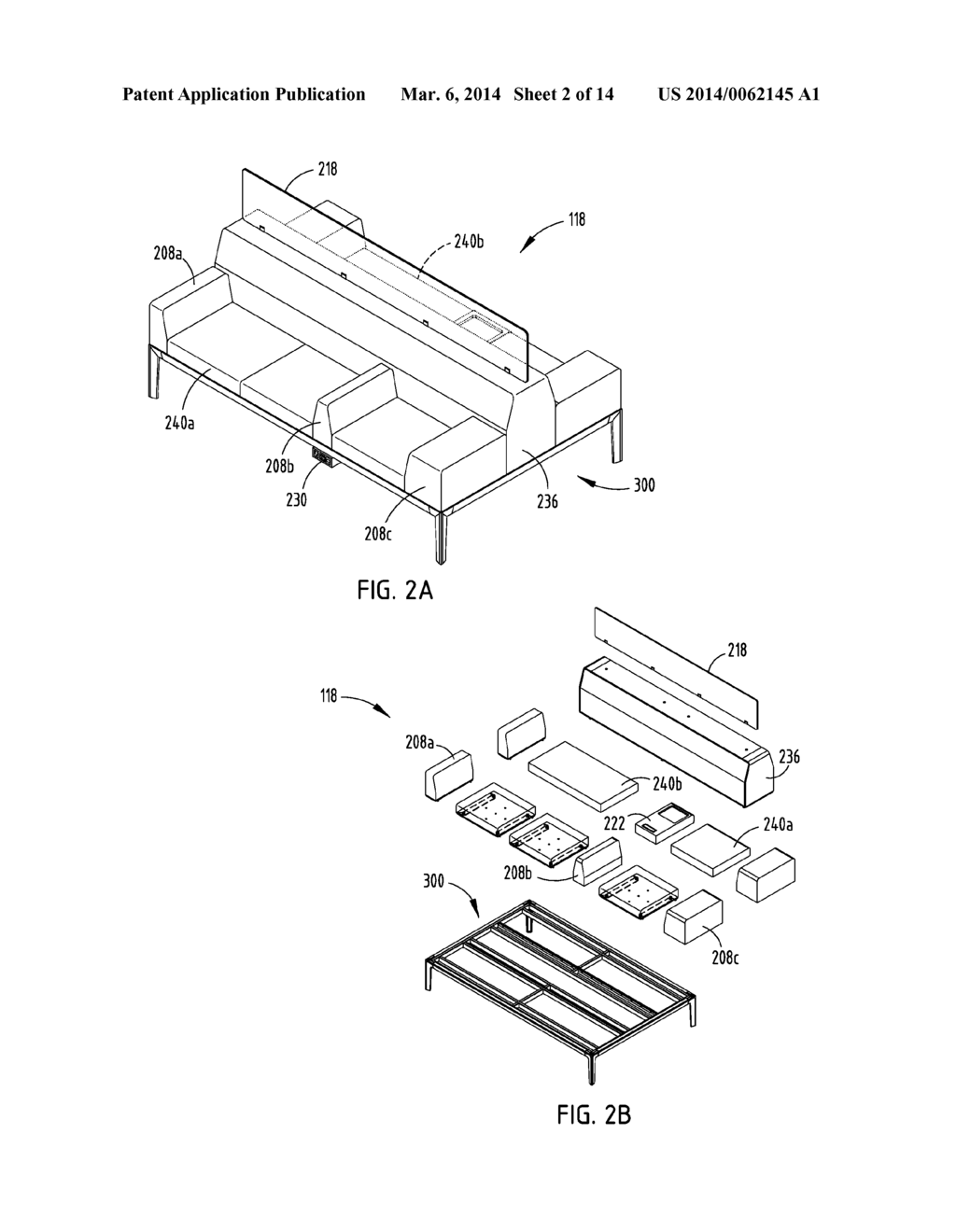 Article of Furniture with Modular Construction - diagram, schematic, and image 03