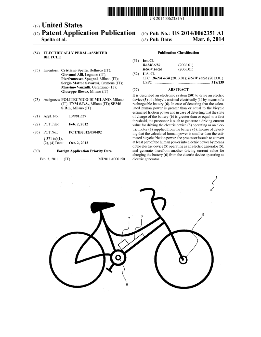 Electrically Pedal-Assisted Bicycle - diagram, schematic, and image 01