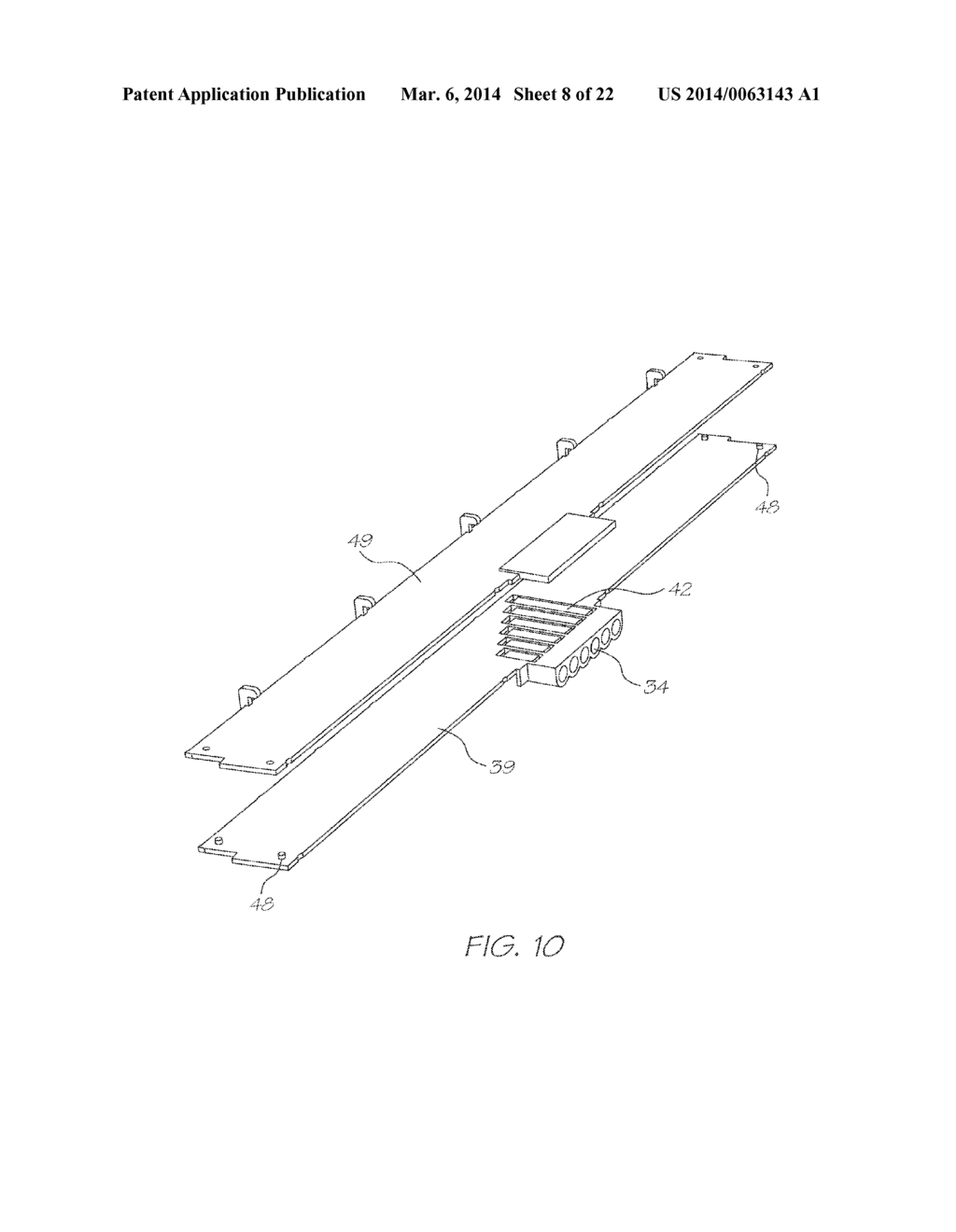 LAMINATED INK SUPPLY STRUCTURE MOUNTED IN INK DISTRIBUTION ARRANGEMENT OF     AN INKJET PRINTER - diagram, schematic, and image 09