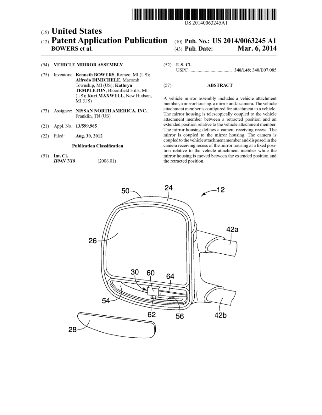 VEHICLE MIRROR ASSEMBLY - diagram, schematic, and image 01