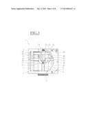 ADJUSTING DEVICE FOR AN OPTICAL SYSTEM diagram and image