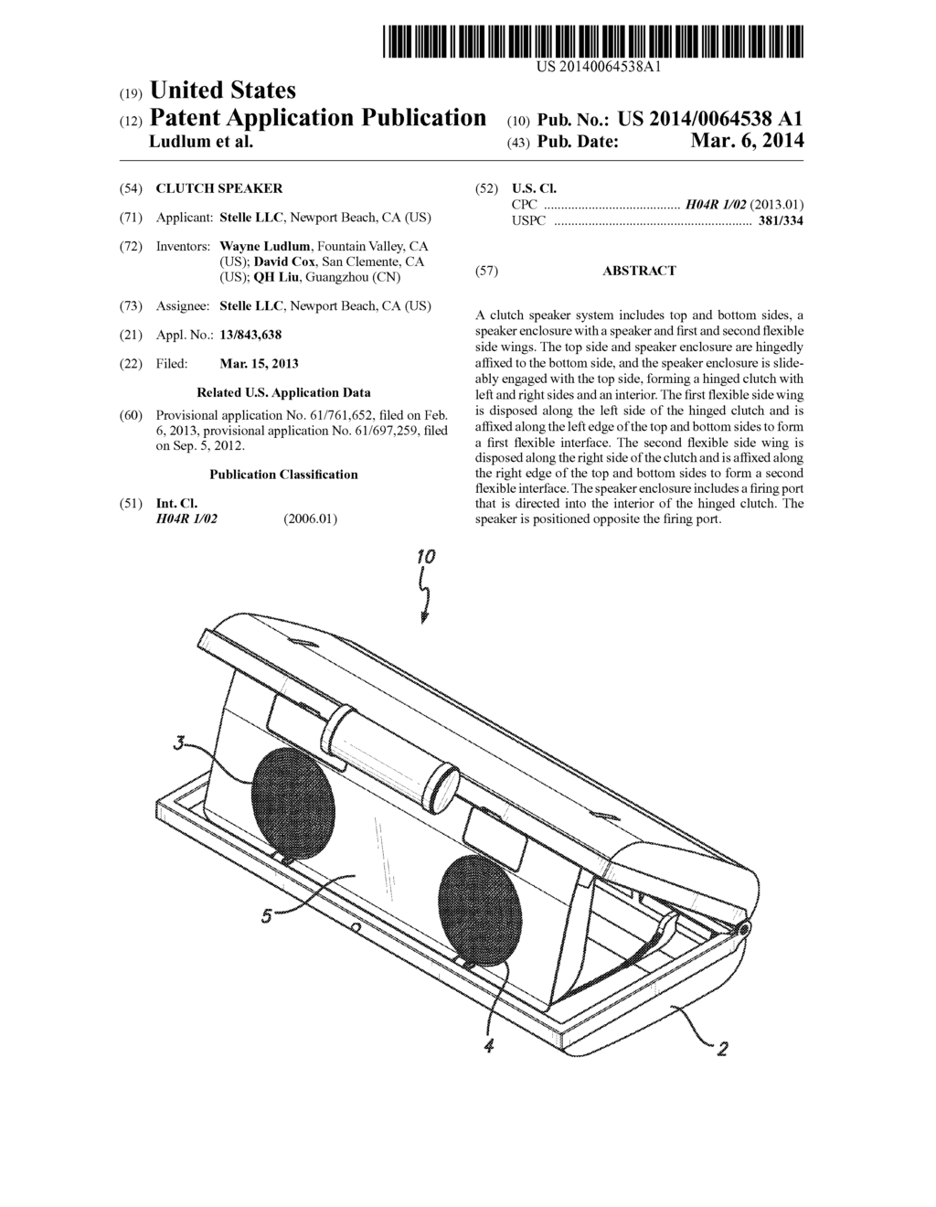 CLUTCH SPEAKER - diagram, schematic, and image 01